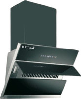 HPC ultra 2025 Auto Clean Wall and Ceiling Mounted BLACK 2600 CMH Chimney