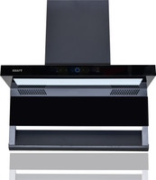 Kraft Italy KFC 211 (90) CM Auto Clean Wall Mounted BLACK 2200 CMH Chimney
