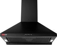 Ardnib Beeta Filterless BK 60cm, 7 Yrs Motor Warranty, 1200 CMH Suction, Wall Mounted Black 1200 CMH Chimney