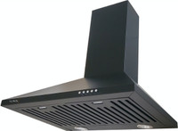 RUWA Citrine 1100 60 cm Wall Mounted Black 1100 CMH Chimney