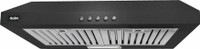 Glen CH6000DXBLK60BF Wall Mounted Black 1000 CMH Chimney