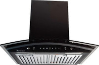 WONDERCHEF Ruby 90 cm Auto Clean Wall Mounted Black 1200 CMH Chimney