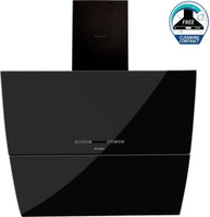 Faber Hood Mirror Plus BK TC LTW 90 Wall Mounted Chimney(Black 1000 CMH)