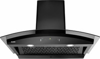 Glen Iris Smart 60 cm Auto Clean Wall Mounted Black 1400 CMH Chimney