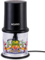 AGARO Elegant Electric 400W Vegetable Chopper, 500 Ml, 100% Copper Winded Motor, Electric Vegetable & Fruit Chopper(1 Vegetable Chopper)