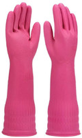 ALWAFLI Dishwashing Reusable Household Kitchen Washing Working Gardening Pet Care Glove Latex Safety Gloves(Pack of 2)