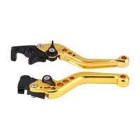 Vagary Brake Clutch Lever For Yamaha R15, MT-15(Golden Heavy Duty 6 Positions Adjustment Clutch Brake Lever For ABS V-3,V4,R15M)