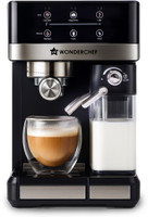 WONDERCHEF Regalia Automatic Coffee Maker with Auto-Frother 20 Bar Coffee Maker(Black)