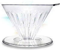 TIMEMORE CRYSTAL EYE DRIPPER 02 PC 4 Cups Coffee Maker(Crystal)
