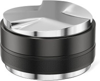 HASTHIP Coffee Distributor and Tamper Double Side Ground Press Personal Coffee Maker(Black)