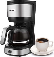 AGARO Royal 6 Cups Coffee Maker(Silver)