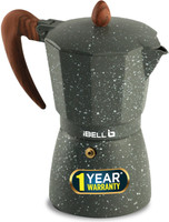 iBELL MP6450S Classic Moka Pot, Italian Espresso Maker, Percolator, Filter coffeepot, 6 Cups Coffee Maker(Grey)