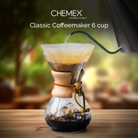 Chemex Classic 6 Cups Coffee Maker(Clear)