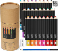 Eduwation Pencil Colors Round Shaped Color Pencils(Set of 72, Multicolor)