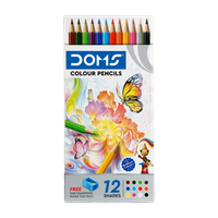 DOMS FSC 12 Shades Hexagonal Shaped Color Pencils(Set of 1, Multicolor)