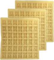 Reyal Cover Block Mould 42 Cavity(20/25/40/50mm) With Hole for Slab/Beam(pack of 3) Column Cap & Base(Silicone)