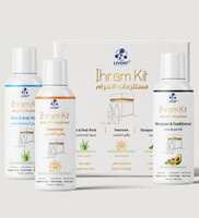 LIVORT Hajj & Umrah Kit Fragrance Free | Face and Body Wash, Sunscreen, Shampoo and Conditioner(3 Items in the set)(3 Items in the set)