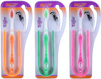 Maxi Tiger Toothbrush & Tongue Cleaner-Oral Hygiene Kit(3 Items in the set)