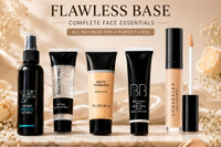 Glowsync Combo of Makeup fixer spray BB cream Liquid concealer Makeup Primer Liquid Concealer and Foundation(5 Items in the set)