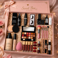 GLOW IT Premium Sweet Box Makeup Gift Kit - 20 Piece Set(14 Items in the set)