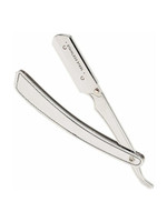 United Silver Stainless Steel Straight Barber Folding Hair Salon Razor, Men