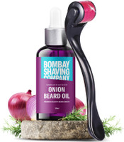 BOMBAY SHAVING COMPANY Beard Growth Kit with Onion Beard Growth Oil for Men & Beard Activator (Derma Roller Activator) For Fast Beard Growth(2 Items in the set)