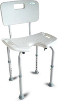 Entros C6015 Hight Adjustable Bath chair Bath Bench Bath Stool Shower Chair(White)