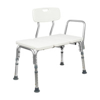 Entros 6030A Hight Adjustable Bath Seat Bath Bench Lightweight Shower Chair Bath Stool Shower Chair(White)
