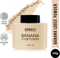 Insight Banana Loose Powder | Lightweight | Oil-Absorbing | Suitable for All Skin Types Compact(Nude, 40 g)