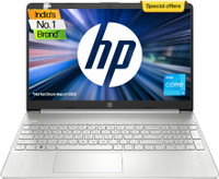 HP 2023 Intel Core i3 12th Gen 1215U - (8 GB/512 GB SSD/Windows 11 Home) 15s-fy5003TU Thin and Light Laptop(15.6 Inch, Natural Silver, 1.69 Kg, With MS Office)