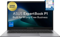 ASUS Expertbook P1 High-performance processor Intel Core i7 13th Gen 13620H - (32 GB/512 GB SSD/Windows 11 Home) P1403CVA-S60940WS Thin and Light Laptop(14 inch, Misty Grey, 1.42 Kg, With MS Office)