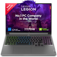 Lenovo Legion 5 Intel Core i7 14th Gen 14650HX - (16 GB/1 TB SSD/Windows 11 Home/6 GB Graphics/NVIDIA GeForce RTX 4050) 16IRX9 Gaming Laptop(16 Inch, Luna Grey, 2.3 kg, With MS Office)