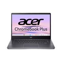 Acer Chromebook Plus Google AI Intel Core i3 N305 - (8 GB/256 GB SSD/Chrome OS) CB514-4H-39T7 Chromebook(14 Inch, Steel Gray, 1.43 Kg)