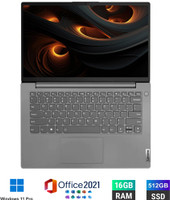 Lenovo V 14 (2025) Intel Core i5 12th Gen 1235U - (16 GB/512 GB SSD/Windows 11 Pro) V 14 Thin and Light Laptop(14 inch, Grey, 1.5 kg, With MS Office)