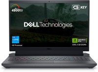 DELL G15-5530 Intel Core i5 13th Gen 13450HX - (8 GB/512 GB SSD/Windows 11 Home/6 GB Graphics/NVIDIA GeForce RTX NVIDIA) G15-5530 Gaming Laptop(15.6 Inch, Dark Shadow Gray With Black Thermal Shelf, 2.65 Kg, With MS Office)