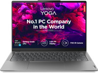 Lenovo Yoga Slim 6 Intel Core i5 12th Gen 1240P - (16 GB/512 GB SSD/Windows 11 Home) 14IAP8 Thin and Light Laptop(14 Inch, Storm Grey, 1.35 Kg, With MS Office)