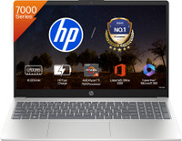 HP AMD Ryzen 5 Quad Core 7520U - (16 GB/512 GB SSD/Windows 11 Home) 15-fc0690AU Thin and Light Laptop(15.6 Inch, Natural Silver, 1.59 Kg, With MS Office)