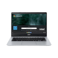 Acer Chromebook Intel Celeron Dual Core N4500 - (8 GB/64 GB EMMC Storage/Chrome OS) CB314-3H-C5QE/ CB314-3H-COBZ Chromebook(14 Inch, Silver, 1.45 Kg)