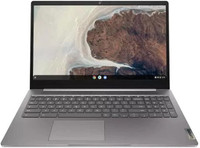 Lenovo IdeaPad 3 Chrome Intel Celeron Dual Core N4500 - (8 GB/128 GB EMMC Storage/Chrome OS) 15IJL6 Chromebook Laptop(15.6 Inch, Arctic Grey, 1.58 Kg)