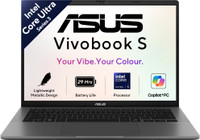 ASUS Vivobook S14 OLED (2026) AI PC with Office 2024 + M365 Basic*, Copilot+ PC Intel Core Ultra 5 Series 3 325 - (16 GB/512 GB SSD/Windows 11 Home) S3407AA-SF058WS Thin and Light Laptop(14 inch, Matte Gray, 1.4 kg, With MS Office) Flipkart Deal