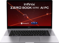 Infinix Zero Book Ultra AI PC Intel Core Ultra 7 155H - (16 GB/512 GB SSD/Windows 11 Home) ZL514 Thin and Light Laptop(15.6 Inch, Silver, 1.8 Kg, With MS Office)
