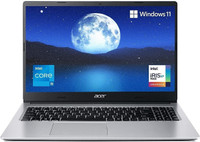 Acer Aspire 3 Intel Core i5 11th Gen 1135G7 - (8 GB/512 GB SSD/Windows 11 Home) A315-58 Thin and Light Laptop(15.6 Inch, Pure Silver, 1.7 kg, With MS Office)