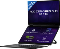ASUS ROG Zephyrus Duo 16 OLED (2026) with Touch Screen Intel Core Ultra 9 386H - (64 GB/2 TB SSD/Windows 11 Home/24 GB Graphics/NVIDIA GeForce RTX 5090/120 Hz) GX651AX-SR099WS Gaming Laptop(16 inch, Stellar Grey, 2.82 kg, With MS Office)