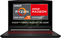 MSI Bravo 15 Ryzen 7 Octa Core 5800H - (8 GB/512 GB SSD/Windows 11 Home/4 GB Graphics/AMD Radeon RX6500M/144 Hz) Bravo 15 B5ED-034IN Gaming Laptop(15.6 inch, Black, 2.35 Kg)