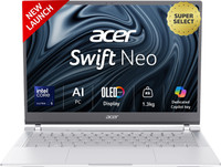 Acer Swift Neo OLED AI PC Intel Core Ultra 5 115U - (16 GB/512 GB SSD/Windows 11 Home) SFN14-54H Thin and Light Laptop(14 Inch, Silver, 1.3 Kg, With MS Office)