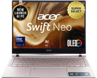 Acer Swift Neo OLED AI PC Intel Core Ultra 5 115U - (16 GB/512 GB SSD/Windows 11 Home) SFN14-54H Thin and Light Laptop(14 Inch, Metallic Brown, 1.3 Kg, With MS Office)