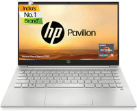 HP Pavilion AMD Ryzen 5 Hexa Core 5625U - (16 GB/512 GB SSD/Windows 11 Home) 14-EC1005AU Thin and Light Laptop(14 Inch, Natural Silver, 1.41 kg, With MS Office)