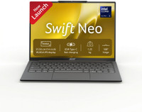 Acer Swift Neo Intel Core Ultra 5 125H - (8 GB/512 GB SSD/Windows 11 Home) SFN14-55 Notebook(14 inch, Steel Gray, 1.25 kg, With MS Office)