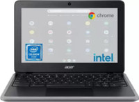 Acer Chromebook Intel Celeron Dual Core N4500 - (4 GB/64 GB EMMC Storage/Chrome OS) C734-C2ED Chromebook(11.6 Inch, Pure Black, 1.26 Kg)