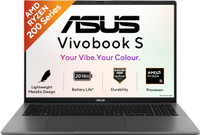 ASUS Vivobook S16 (2026) with Metallic Design, Gaming Grade CPU AMD Ryzen 5 220 - (16 GB/512 GB SSD/Windows 11 Home) M3607HA-RP219WS Thin and Light Laptop(16 inch, Cool Silver, 1.7 kg, With MS Office)